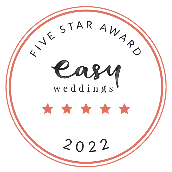 We've achieved the 2022 Five-Star Supplier award on www.easyweddings.com.au - See our profile here!